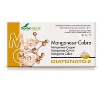 Soria Natural Suplemento Diatonato 2 – Manganeso y Cobre – Favorece huesos y tejidos – 28 amp x2 ml