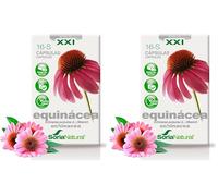 Soria Natural Equinácea en cápsulas - Refuerza tus defensas de forma natural - Ayuda al sistema inmunológico - Extracto de Planta 100% Natural Alta Absorción - 30 cápsulas (Paquete de 2)