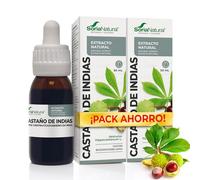 Soria Natural Extracto Castaño de Indias - Apoyo para la Circulación y Piernas Cansadas, Pesadez - Extracto Puro y Natural - Botella con 50ml - PACK 2 (2)