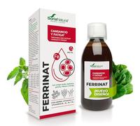 Soria Natural Ferrinat - Hierro de ALTA ABSORCIÓN - Hierro con Vitamina B12, B6, B2, B1 y Vitamina C - Concentrado de zumos naturales antioxidante - El hierro ayuda a reducir el cansancio - 250mL