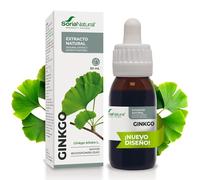 Soria Natural Ginkgo Biloba Extracto - Promueve la Salud Cognitiva, Memoria, Concentración y Mejora la Circulación - Salud Cerebral y Salud Circulatoria - Bote de 50ml