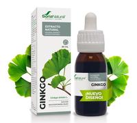 Soria Natural Ginkgo Biloba Extracto - Promueve la Salud Cognitiva, Memoria, Concentración y Mejora la Circulación - Salud Cerebral y Salud Circulatoria - Bote de 50ml