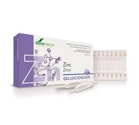 Soria Natural Glucosor Zinc - Suplemento a Base de Zinc en Ampollas - Favorece la Salud Inmunológica - Ayuda a la Salud de la Piel -Caja con 28 Ampollas de 2 ml