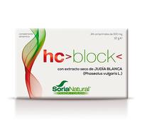 Soria Natural HC Block - Control de Carbohidratos y Refuerzo Metabólico - Control de Peso, Dieta - Complemento alimenticio natural - 24 comprimidos