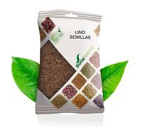Soria Natural Lino Semillas en Bolsa - Favorece el Tránsito - Salud Digestiva - Para Preparar en Infusión o Decocción - Mayor Riqueza de Principios Activos - 100% Natural - Bolsa de 250 g
