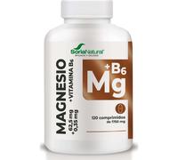 Soria Natural - Suplemento Magnesio + Vitamina B6 - Alta absorción y liberación sostenida - 120 comp