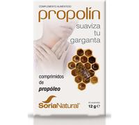 Soria Natural Propolín | Caramelos de Propóleo para Aliviar el Dolor de Garganta | Faringitis, Inflamación de garganta, Pérdida de voz, Irritación en boca y encías | 48 caramelos de propolis