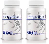 Soria Natural Regacid - Ayuda al Alivio de Acidez - Favorece las membranas de las mucosas en el estómago - Con Extracto Seco de Regaliz Deglicirrinado, Calcio, Potasio, Magnesio - 60 Comp. de 1300mg