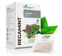 Soria Natural Regamint Infusión - Favorece la Digestión - Infusión de Regaliz, Menta y Anís (Mentha Piperita, Pimpinella Anisum y Glycyrrhiza glabra) - 100% Natural - Caja con 20 Bolsas Filtro