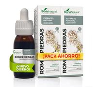 Soria Natural Rompepiedras Extracto - Diurético Natural - Apoya la Función Renal, Ayuda a Prevenir y Tratar Cálculos Renales - 100% Puro - Suplemento para la Salud del Riñón - Pack de 2 x 50ml