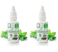Soria Natural Steviat gotas - Edulcorante de Mesa 100% Natural - A Base de Glucósidos de Esteviol (Stevia rebaudiana) - Sustituto de Azúcar - Edulcorante Líquido Bajo en Calorías - Bote de 30 ml