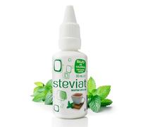Soria Natural Steviat gotas - Edulcorante de Mesa 100% Natural - A Base de Glucósidos de Esteviol (Stevia rebaudiana) - Sustituto de Azúcar - Edulcorante Líquido Bajo en Calorías - Bote de 30 ml