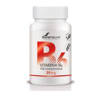 Soria Natural Vitamina B6 (25 mg) - Vitamina B6 Vegana Ayuda a recuperar la energía | 150 Comprimidos para 5 Meses | Vitaminas Mujer y Hombre
