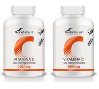 Soria Natural Vitamina C Liberación Sostenida 1000mg - Bote con 100 comprimidos (Paquete de 2)