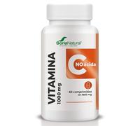 Soria Natural Vitamina C No Ácida- MÁXIMA ABSORCIÓN - Antioxidante natural, Ayuda al Sistema Inmunitario - Sin Impacto Ácido en el Estómago - 60 comprimidos