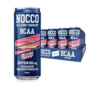 SORINA Bebida energética NOCCO BCAA, paquete de 24 - bebida energética vegana y sin azúcar con cafeína, vitaminas y aminoácidos - Piña caribeña, 24 x 330 ml in epósito (Miami)