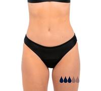 SORIO® Bikini Menstrual Flujo Medio - Mujer y Niña - Absorbente, Antifugas y Antiodor - Bikini Menstrual para Flujo Moderado - Discreto, Cómodo e Innovador - Piscina y Playa - Eva XXS