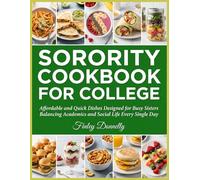 Sorority Cookbook For College: Affordable and Quick Dishes Designed for Busy Sisters Balancing Academics and Social Life Every Single Day