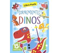 Sorprendentes dinos (Libro puzle de 15 piezas)