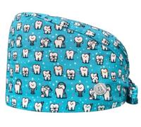 Sorpresa Dental Gorro Quirúrgico para Dentistas, Gorros de enfermería, auxiliares dentales, higienistas, técnicos dentales. Diseños de Dientes - implantes