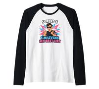 Sorpresa Estoy Viviendo Mi Mejor Vida Trans Orgullo Trans LGBTQ Camiseta Manga Raglan