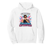 Sorpresa Estoy Viviendo Mi Mejor Vida Trans Orgullo Trans LGBTQ Sudadera con Capucha