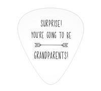 Sorpresa! Van a ser abuelos Púas de guitarra para bajo, paquete de 12