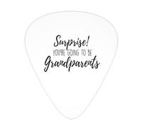 Sorpresa! Van a ser abuelos Púas de guitarra para bajo, paquete de 12