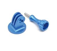 Sorriso - Soporte for trípode y Palo for Casco de Motocicleta, for GoPro Hero 3, 4, 5, 6, 7, 8, 9, 10, 11 MAX, Go Pro, Color Negro(GP02S-Blue)