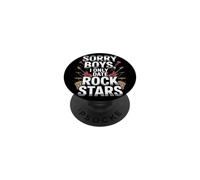 Sorry Boys I Only Date Rock Stars Band Groupie Rock Music PopSockets PopGrip Adhesivo