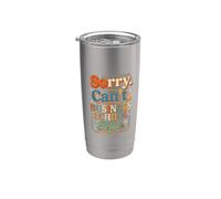 Sorry Can't Business School Bye Estudiante Emprendedor - Vaso térmico de acero inoxidable de doble pared