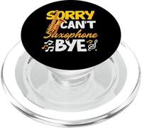 Sorry Can't Saxophone Bye Funny Saxofonist Hobby PopSockets PopGrip para MagSafe
