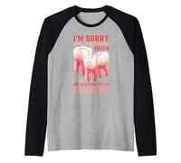 Sorry For What I Said After My Wisdom Teeth Removal Camiseta Manga Raglan