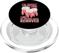Sorry For What I Said After My Wisdom Teeth Removal PopSockets PopGrip para MagSafe