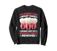 Sorry For What I Said After My Wisdom Teeth Removal - Sudadera