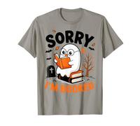 Sorry I Am Booked Reading Nerd for Bookworms Regalo Hombres Mujeres Camiseta