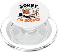 Sorry I Am Booked Reading Nerd for Bookworms Regalo Hombres Mujeres PopSockets PopGrip para MagSafe