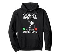 Sorry I Can’t Talk, I’m On My Other Line Rock Climbing Gym Sudadera con Capucha