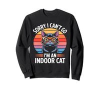 Sorry I Cant Go Im An Indoor Cat Cat Owners Introverts Sudadera