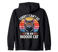 Sorry I Cant Go Im An Indoor Cat Cat Owners Introverts Sudadera con Capucha
