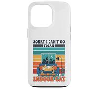 Sorry I Can't go I'm An Indoor Cat Funny Gaming Humor Carcasa para iPhone 13 Pro