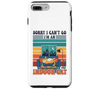 Sorry I Can't go I'm An Indoor Cat Funny Gaming Humor Carcasa para iPhone 7 Plus/8 Plus