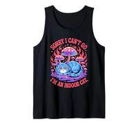 Sorry I Cant Go Im An Indoor Cat Homebodies Playful Humor Camiseta sin Mangas