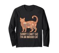 Sorry I Cant Go Im An Indoor Cat Introverts Homebodies Manga Larga