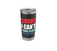 Sorry I Can't I Have Plans With My Boat Vaso térmico de acero inoxidable de doble pared