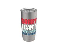 Sorry I Can't I Have Plans With My Boat Vaso térmico de acero inoxidable de doble pared
