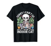Sorry I Can't I Have Plans with My Indoor Cat Cat Owners Camiseta