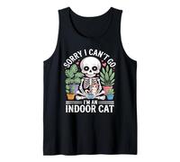 Sorry I Can't I Have Plans with My Indoor Cat Cat Owners Camiseta sin Mangas