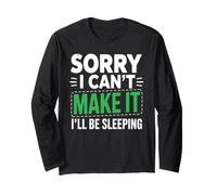 Sorry I Can't Make It I'Ll Be Sleeping Nap Tired Rest Manga Larga