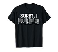Sorry I-DGAF - Acordes de guitarra con mensaje oculto para amante Camiseta